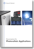 Kraus and Naimer, Disconnectors for Photovoltaic catalog  (K&N, pdf thumbnail)