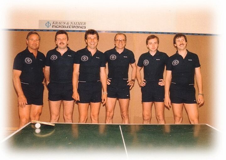 1985: v.l.n.r.: A. Wieser, N. Krapfenbauer, R. Ettenbauer, G. Alsch, C. Scheider, W. Tankovits 1985: v.l.n.r.: A. Wieser, N. Krapfenbauer, R. Ettenbauer, G. Alsch, C. Scheider, W. Tankovits