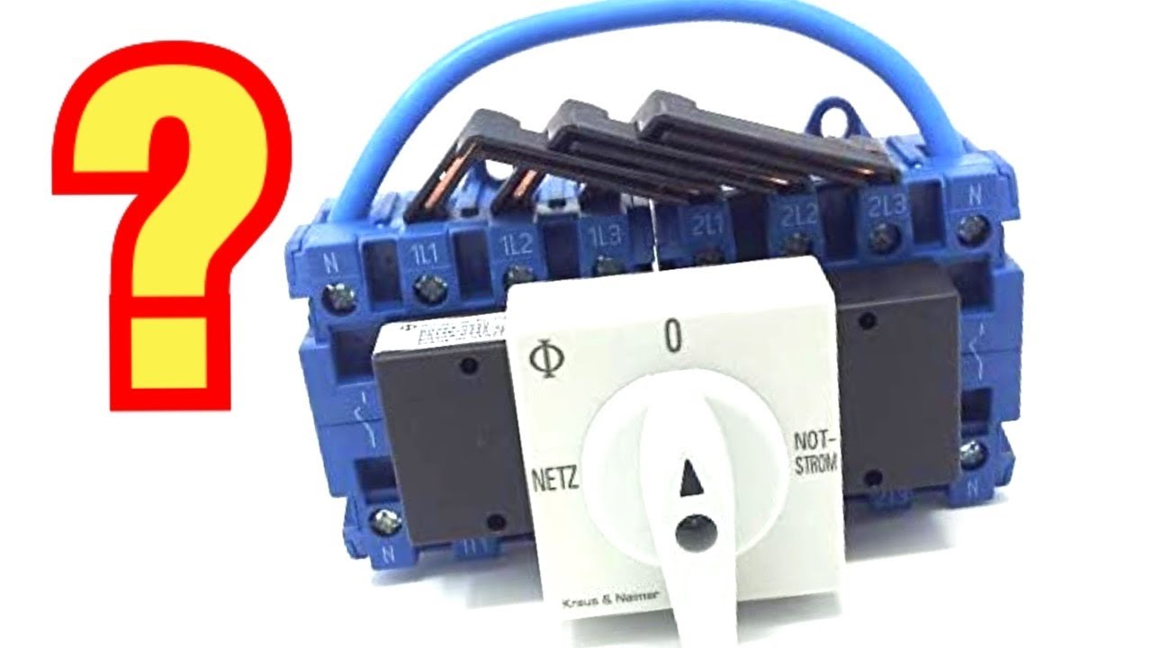 Notstrom Umschalter nach IEC 60947-6-1 und IEC 60947-3
