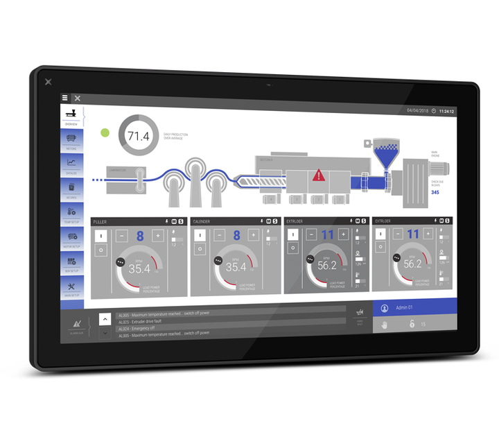 KN Controls, KN-C 721 Plug & Play, 21 inch HMI Touchpanel with WiFi