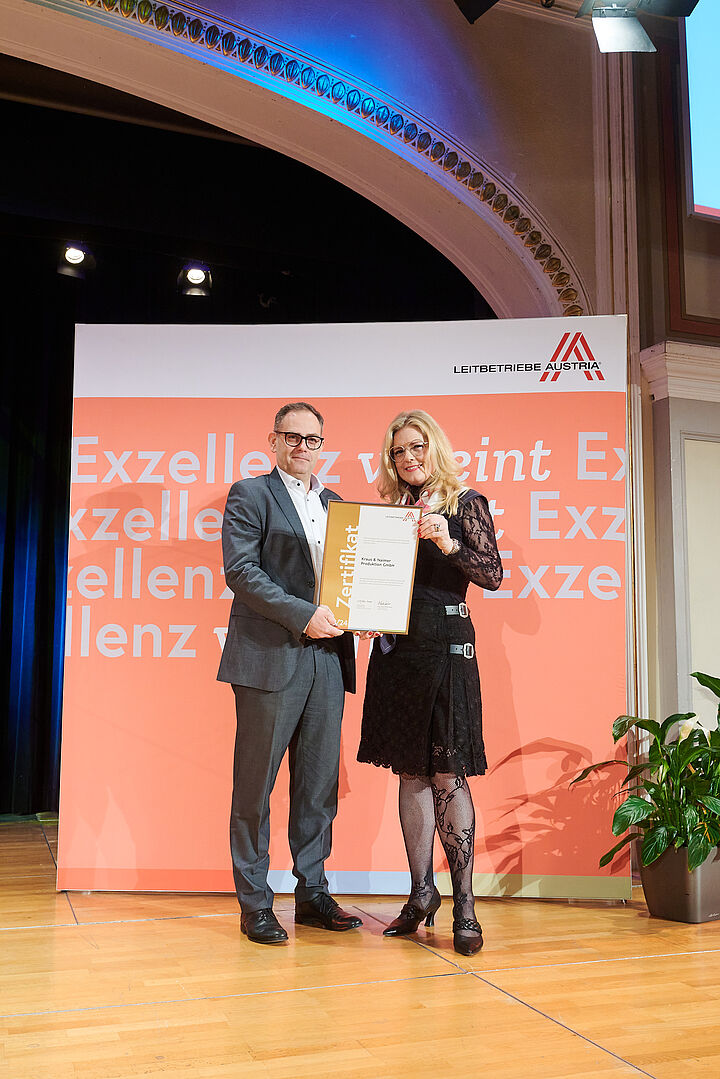 Kraus & Naimer erneut Leitbetriebe 2023 Verleihung Casino Baden