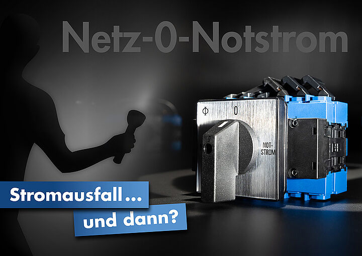 Kraus & Naimer Netz-0-Notstrom Umschalter; Stromausfall, Netzausfall