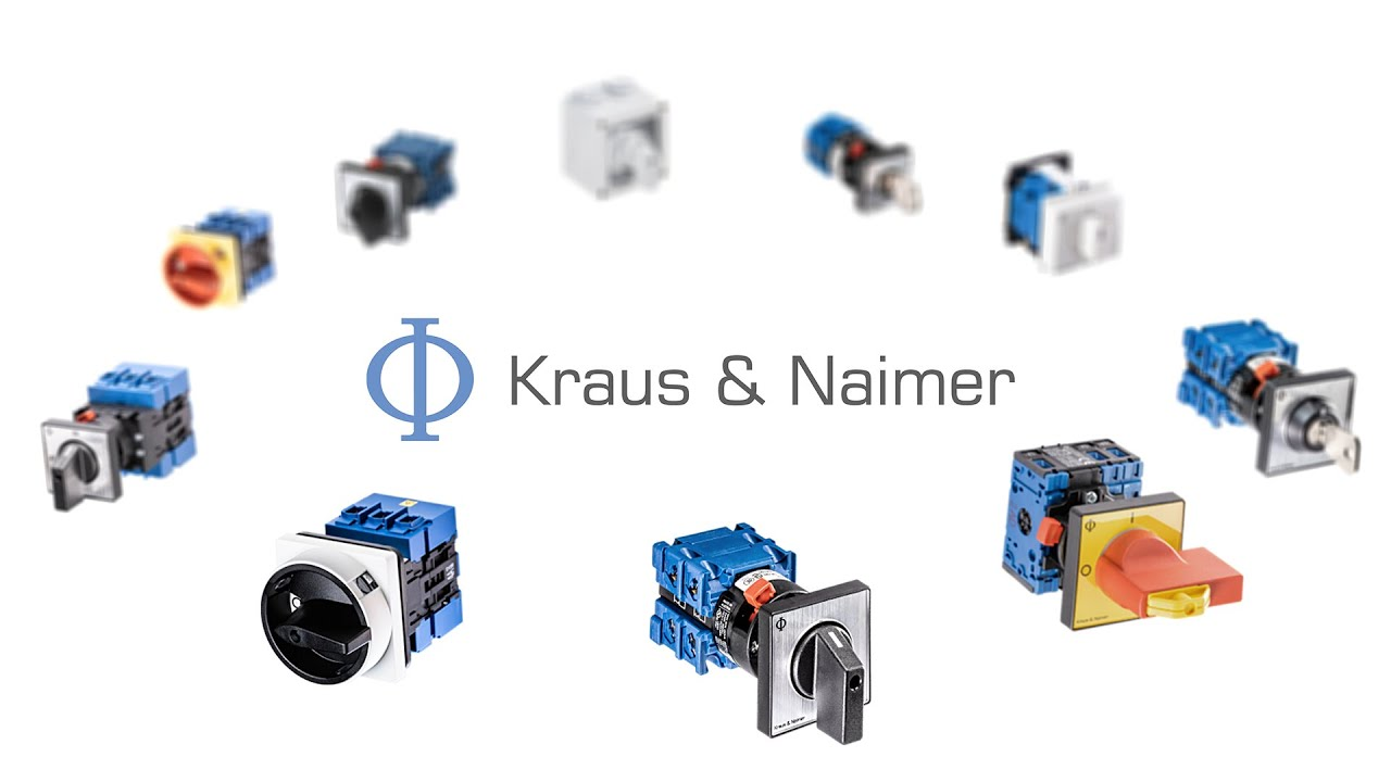 Kraus & Naimer 70010818, Hauptschalter 3-polig Zentrallochbefestigung 48 x  48 mm