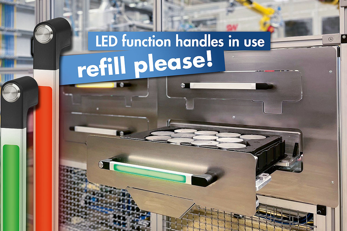 LED function handles simplify the manufacture of turned and milled ...