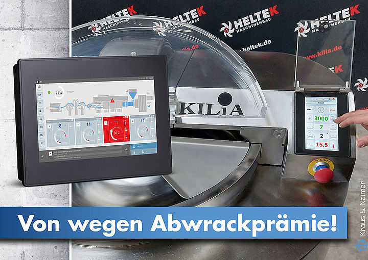 Die zweite Chance – umfangreich aufbereitet und mit modernsten Kraus & Naimer Basic Touch-Panels bestückt, kommen gebrauchte Maschinen bei Heltek aus dem Retrofit.