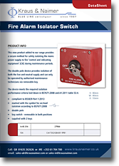 Fire Alarm Isolator Switch