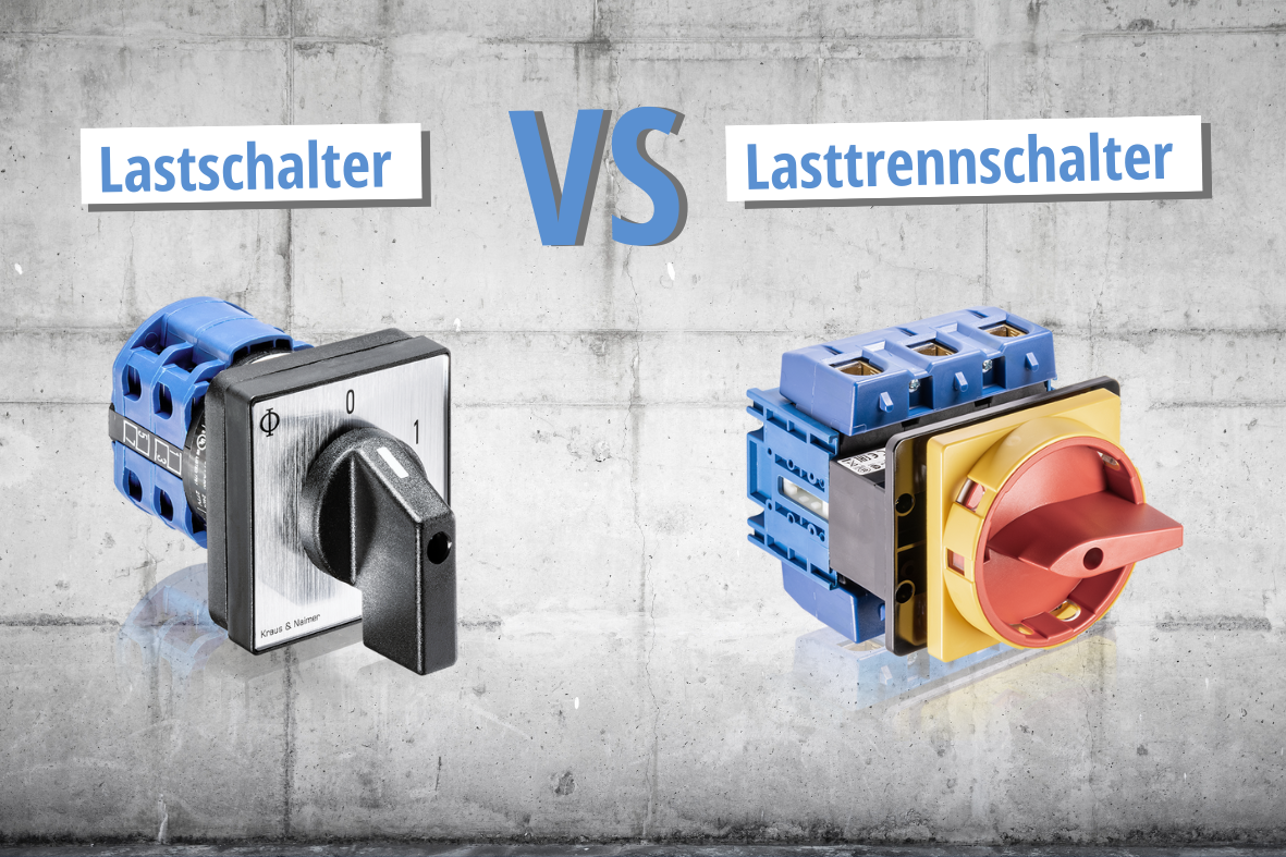 Lastschalter vs. Lasttrennschalter: Gemeinsamkeiten und Unterschiede