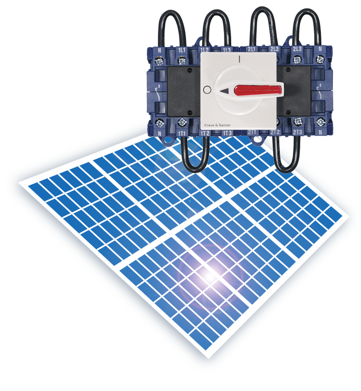 Photovoltaik (PV) Trennschalter (Gleichstromanwendungen, Kraus und Naimer, K&N)