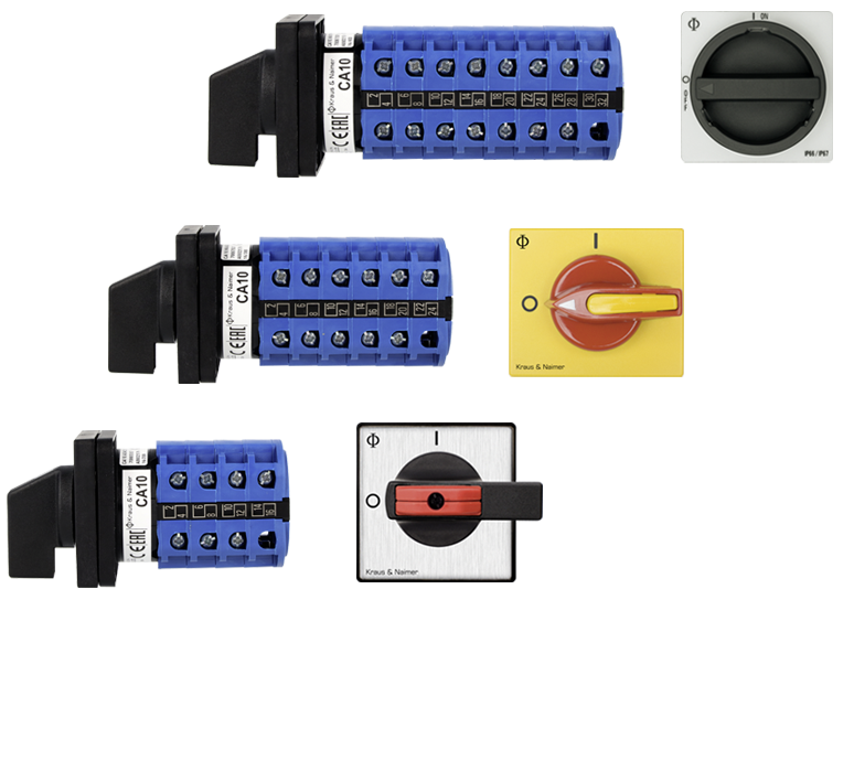Customized Switch (develop a contact configuration, custom specialised, Kraus and Naimer, K&N)