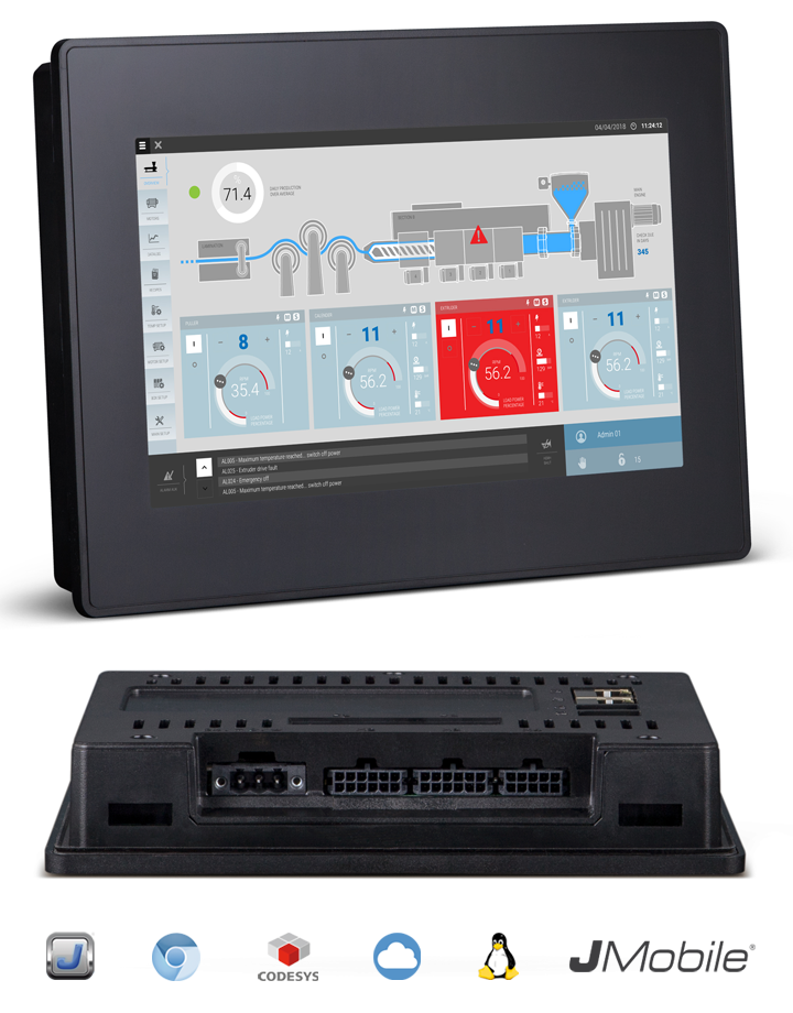 Kraus & Naimer Controls KN-C 400 Basic Serie HMI Touchpanel als Einsteigsmodell