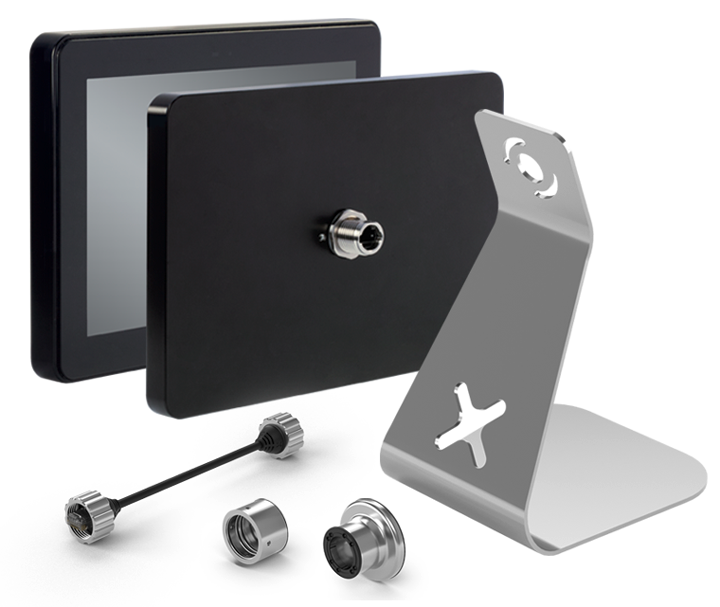 Kraus & Naimer Controls Accessories KN-C 700 Plug & Play Series, Brackets and PoE cales for touchpanels