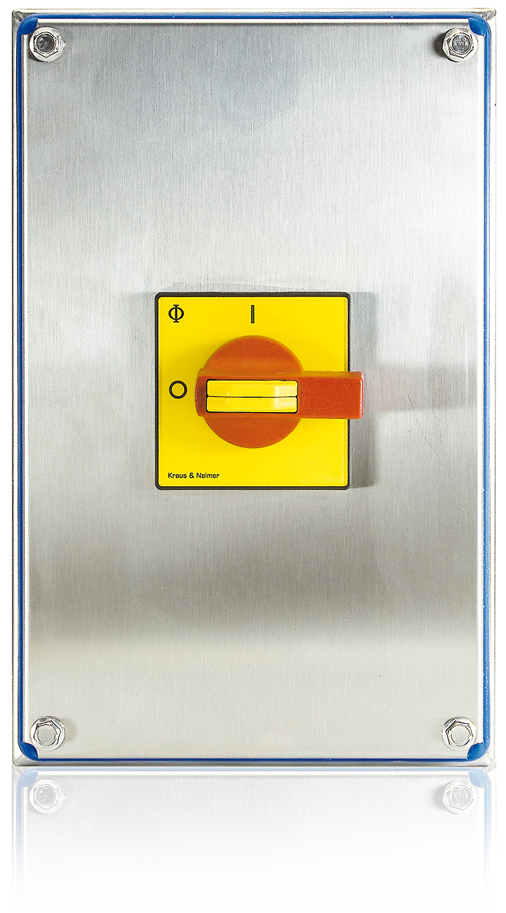Repair switch in stainless steel housing, IP66 / 67 (Kraus & Naimer, K&N)